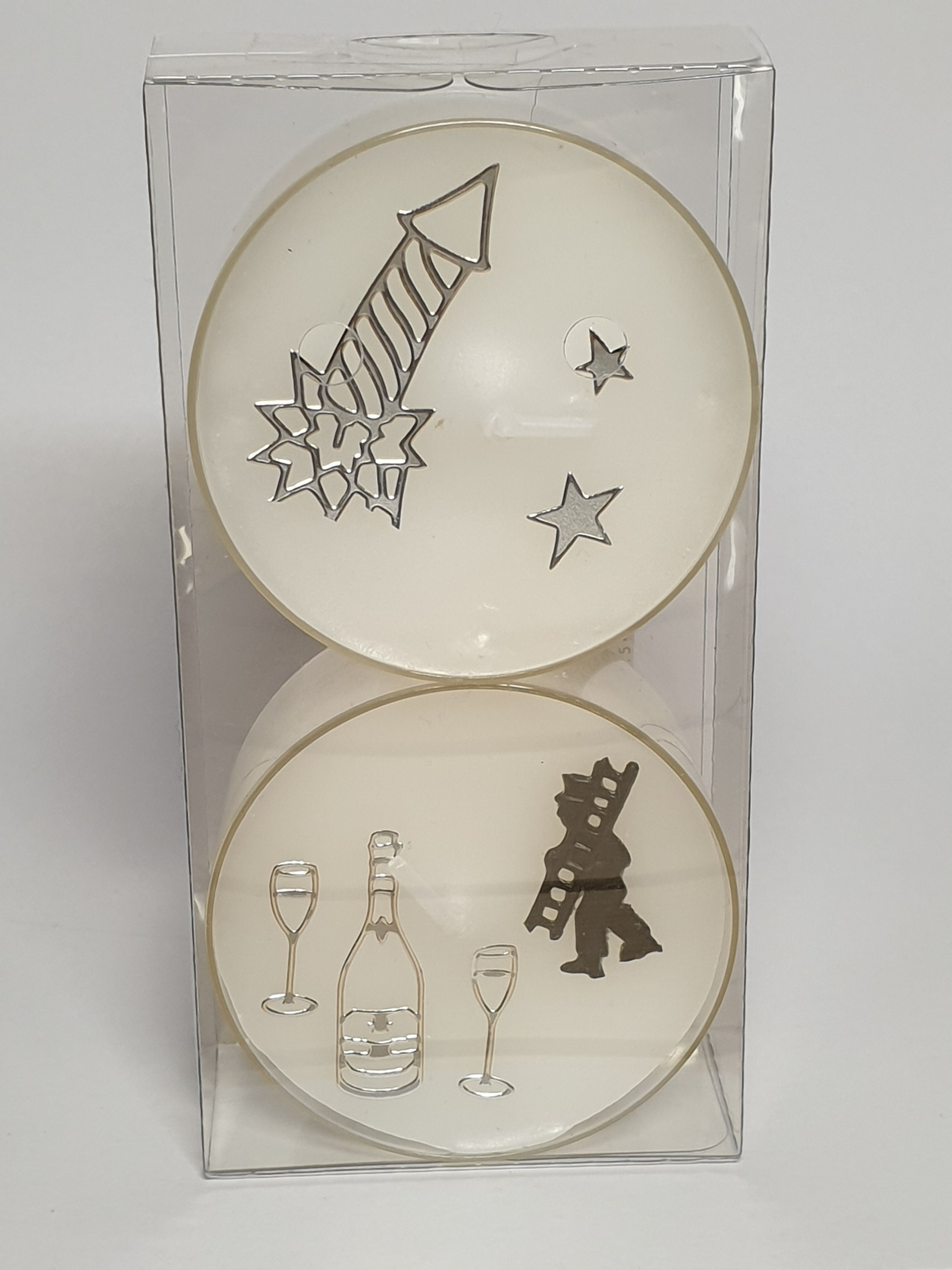 2 Maxilichte "Silvester"