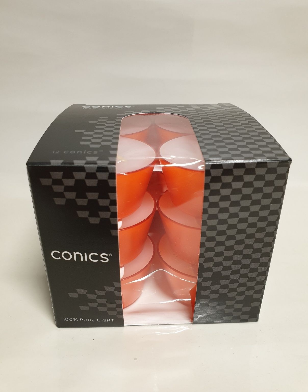 12 Conics Kunststoffhülle orange