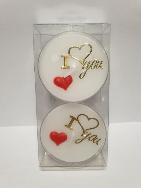 2 Maxilichte "I love you"