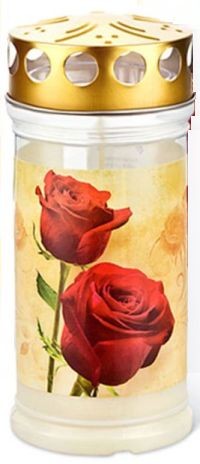 Aterna Memoriam mit Motiv "Rose"