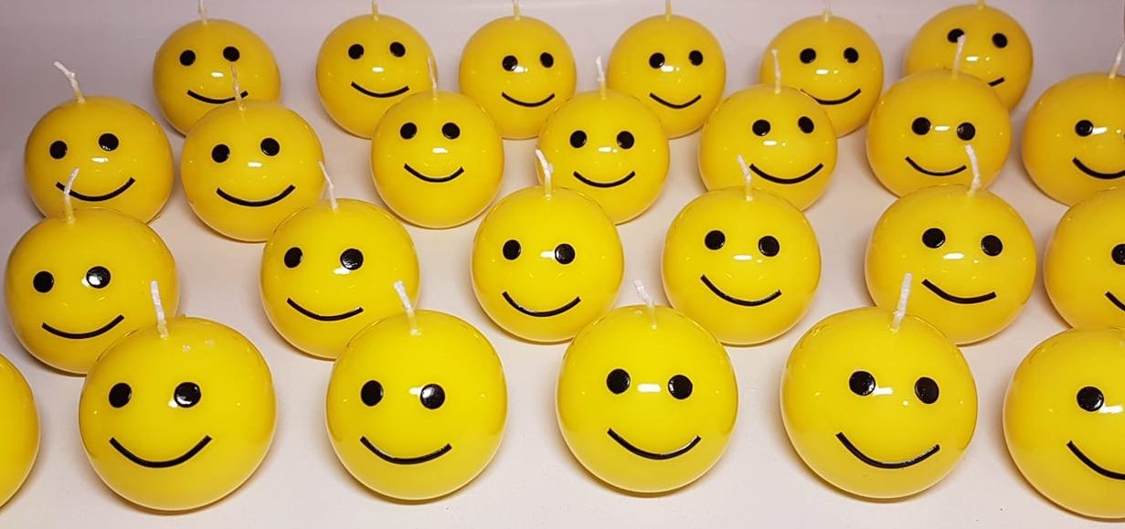 Smileykerzen