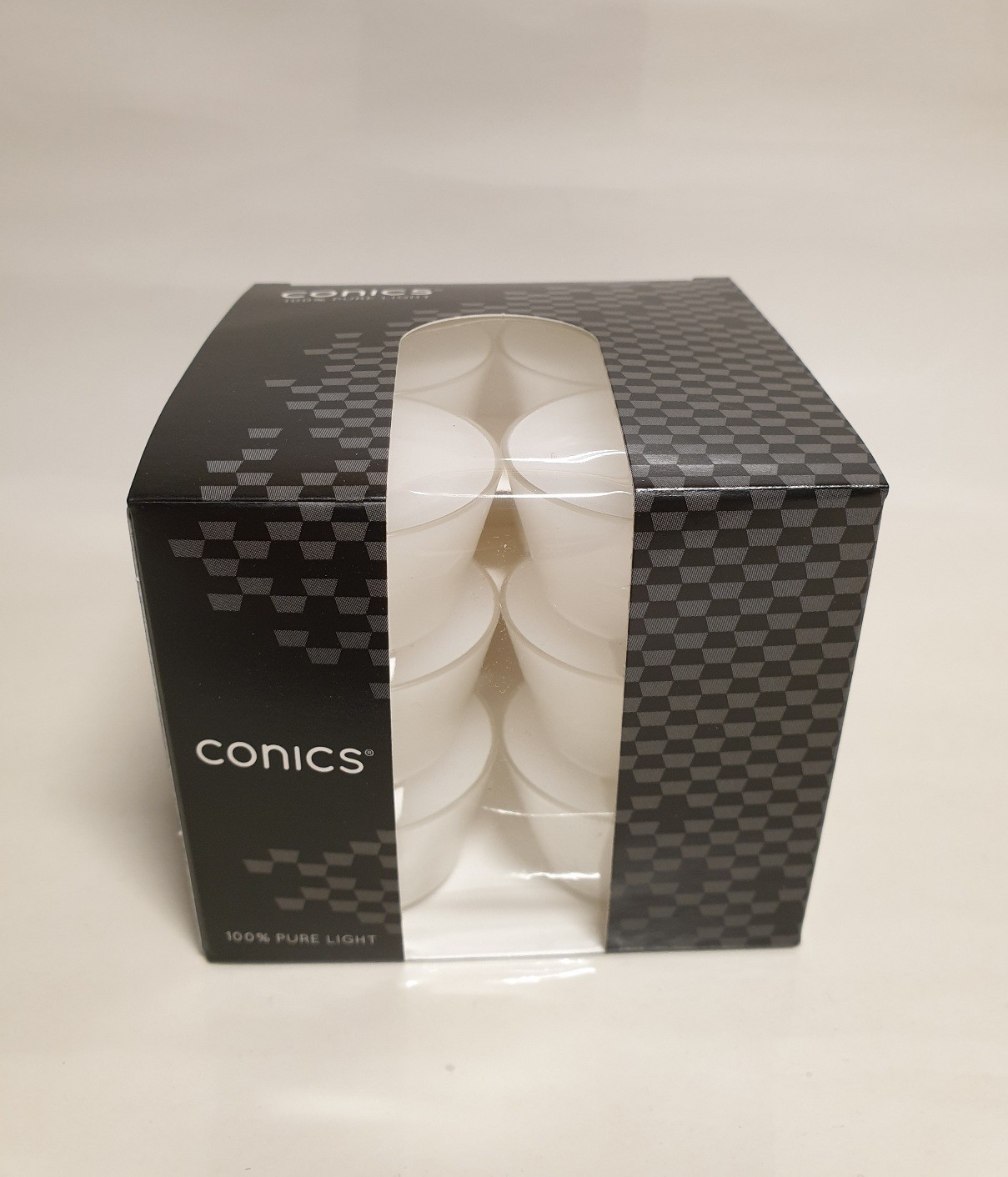 12 Conics Kunststoffhülle weiß