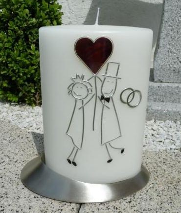 Hochzeitskerze Hochzeitspaar
